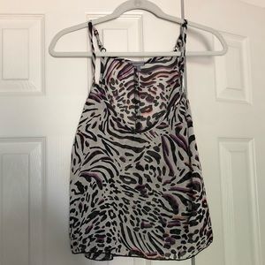 Patterned Chiffon Blouse